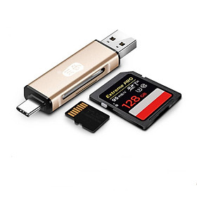 Đầu Đọc Thẻ Nhớ USB-C 3.0 Chuanyu Kiêm Đầu OTG Tốc Độ Cao