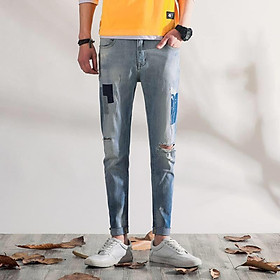 Quần jean 9 phân đơn giản đầy cá tính
