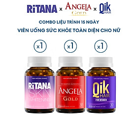 Combo Sức Khỏe Toàn Diện Nữ Ecogreen Hỗ Trợ Sinh Lý, Đẹp Da Và Tóc Chắc Khỏe (Dùng 1 Tháng)