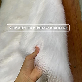 Mua Vải Lông Trắng Trải Bàn Trang Điểm - Chụp Hình Sản Phẩm