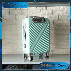 Vali Kéo Thời Trang NiceVilla Size 20 & 24 Inch - Size 24 inch - Xanh ngọc