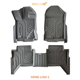 Thảm lót sàn 1 lớp sd3 Ford Ranger 2012-2021 Nhãn hiệu Macsim (Giảm giá nhưng chất lượng không giảm)