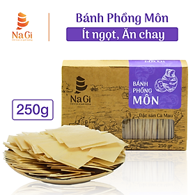 Bánh Phồng Môn - Ăn chay, Đặc sản Năm Căn - Cà Mau, Thương hiệu NaGi