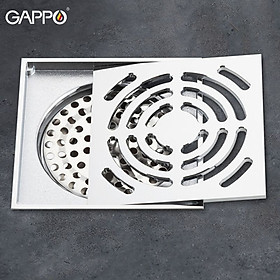 Mua THOÁT SÀN ĐỒNG ĐÚC CAO CẤP NHẬP KHẨU NGA GAPPO G81550 NGĂN MÙI TUYỆT ĐỘ MẠ CROME - HÀNG CHÍNH HÃNG