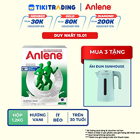 Sữa Bột Anlene Hương Vanilla (Hộp Giấy 1,2kg)