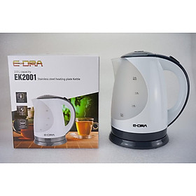 Mua Ấm Siêu Tốc E-Dra EK2001 Dung Tích 2 Lít  Chất Liệu Nhựa Cao Cấp Chịu Nhiệt Đế Xoay 360 Có Công Tắc Đèn Báo  Hàng Chính Hãng