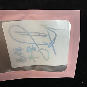 Hình dán chữ kí TFBOYS Vương Nguyên Vương Tuấn Khải Dịch Dương Thiên Tỷ