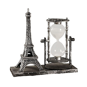 Retro Style Hourglass Sand Timer Creative Desktop Decoration Sculpture Table Centerpiece Statue for Office, Home, Birthday Gift
