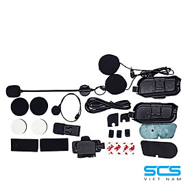 HÀNG CHÍNH HÃNG-Tai Nghe SCS S12 Dành Cho Mũ Bảo Hiểm Tích Hợp Intercom và Camera