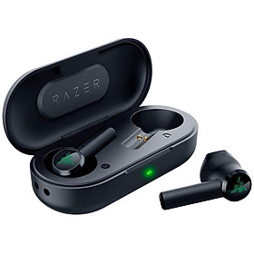 Razer Hammerhead True Wireless - Tai nghe không dây (Tai nghe nhét trong tai, Độ trễ cực thấp, Chống nước, Trình điều khiển 13mm, Hỗ trợ cảm ứng, Bluetooth 5.0, Hộp sạc)