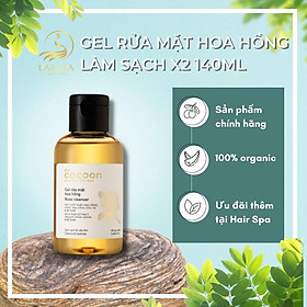 Gel rửa mặt hoa hồng Cocoon làm sạch và cấp ẩm 140ml Lamita Hair Spa - LS020