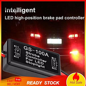 *QCDZ* Waterproof Strobe Controller High Brake LED Stop Light Controller for DC12-24V Motor Vehicles