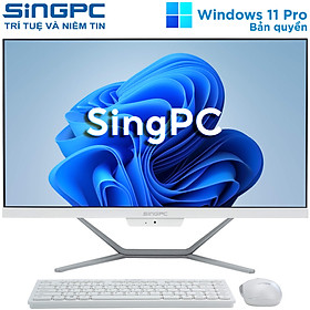 Mua Máy tính All In One SingPC M24Ki382-W (Core i3-10100  8GB  SSD 256GB  23.8 - FullHD/ Wifi/Bluetooth/Camera/Loa/Win10Pro) - Hàng chính hãng