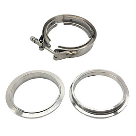 2.75Inch 70mm V Band Clamp Turbo Downpipe Stainless Steel Female Flange