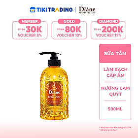 Sữa tắm dưỡng ẩm & sáng mịn làn da Moist Diane Oil in Body Soap Citrus Bouquet (Dùng cho mọi loại da) 500ml