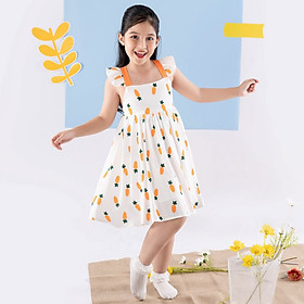 Váy đầm cho bé gái cao cấp Econice V013. Size 5, 6, 7, 8, 10 tuổi mặc mùa hè