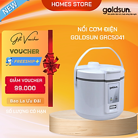 Nồi Cơm Điện GOLDSUN GRC5041 Lòng Niêu Phù Hợp Gia Đình 4-6 Người Dung Tích 1.8L Công Suất 900 W - Hàng Chính Hãng