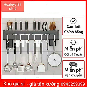 Gía treo đồ nhà bếp giá cài dao /kéo, Đồ dùng nhà bếp đa năng bằng Inox Không Gỉ (Hàng cao cấp)