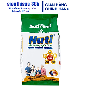 Thùng sữa bột Nguyên Kem Nutifood 400g (30 gói/thùng)