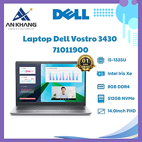Mua Laptop Dell Vostro 3430 71011900 (Intel Core i5-1335U | 8GB | 512GB | Intel Iris Xe | 14 inch FHD | Win 11 | Office) - Hàng Chính Hãng - Bảo Hành 12 Tháng