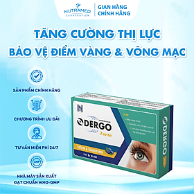 Viên uống Odergo Forte hỗ trợ bảo vệ mắt, tăng cường thị lực (30 viên) - Nutramed