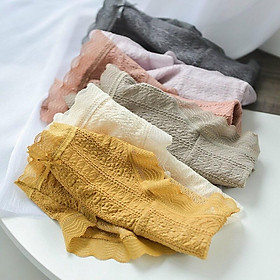 Quần Lót Cotton Nữ Dệt Kim Kháng Khuẩn Siêu Mềm Mịn