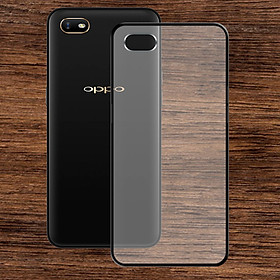 Ốp lưng Oppo A1K - Bề mặt nhám chống vân tay, lưng cứng, viền TPU dẻo - 02126 - Hàng Chính Hãng
