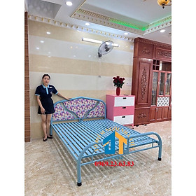 Giường sắt ngang 1m8 dài 2m – GS0