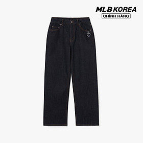 MLB - Quần jeans nữ ống rộng Heart One Point Solid Denim 3FDPH0231
