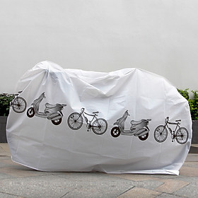 Bạt phủ xe máy, xe đạp kiểu dáng thời trang, đẹp mắt, phù hợp cho các loại xe