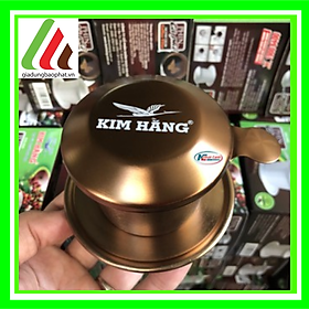 Mua Phin cà phê nhôm cao cấp kim hằng dày dặn chắc chắn sáng đẹp chất lượng cao- xia màu vàng đen nâu