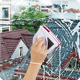 Mua Dụng Cụ Lau Kính 2 Mặt Hít Nam Châm Tam Giác - Dụng Cụ Vệ Sinh Lau Cửa Kính Chung Cư Thông Minh - Sử Dụng Lực Hút Nam Châm Cực Mạnh Giúp Bạn Vệ Sinh Cực Tốt - Tặng Đồ Sơ Cua Thay Thế