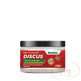 Thức ăn cá dĩa Multi Color Discus hạt nổi chìm chậm tăng màu cá cảnh