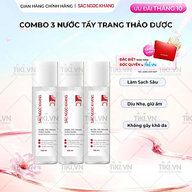 Combo 3 nước tẩy trang Sắc Ngọc Khang 145ml
