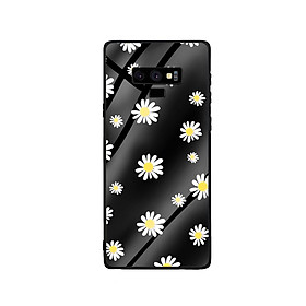 Ốp Lưng Kính Cường Lực cho điện thoại Samsung Galaxy Note 9 - Cúc Họa Mi 01 - Hàng Chính Hãng