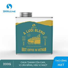 SHIN Cà Phê_Cà phê thủ công A Lưới Blend hộp thiếc 200g