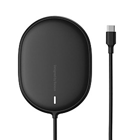 Mua Baseus -BaseusMall VN Đế sạc nhanh không dây có nam châm Baseus Light Magnetic Wireless Charger (Hàng chính hãng)