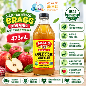 Giấm táo hữu cơ Organic Bragg (473ml)