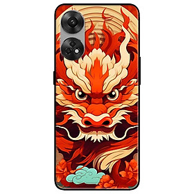 Ốp lưng cho Oppo Reno 2Z, 2F - 6z - 7z 5G - 8z 5G - A96 5G - 8T 4G - 8T 5G - Rồng Đỏ - Hàng Chính Hãng