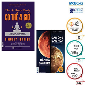 Cơ Thể 4 Giờ + Đàn Ông Sao Hỏa Đàn Bà Sao Kim - Combo 2 Cuốn - MCBooks - Dan S. Kennedy