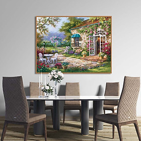 Mua Tranh canvas phong cách sơn dầu - Phong cảnh Trước sân - PC037