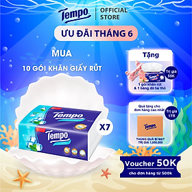 Khăn Giấy Rút Cao cấp Tempo - 4 Lớp Bền Dai, An Toàn Cho Da - Thương Hiệu Đức