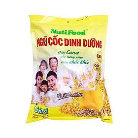 Ngũ cốc dinh dưỡng NutiFood 500g 20 gói x 25g - Bổ sung canxi cho xương,