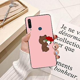 Ốp lưng điện thoại VSMART JOY 3 viền silicon dẻo hình Gấu Nâu Cute - Hàng chính hãng