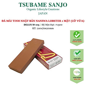 Đá Mài Bén Naniwa Nhật Bản DELUX M-215 - Mặt Trung #1500 Grit | Kích Thước 210x70x20mm | Độ Sắc Bén Cao