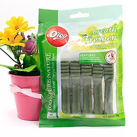 Xương Gặm Đồ Chơi Có Thể Ăn Được Orgo – Bịch 90g 5 Thanh - Dành Cho Chó Giúp Làm Sạch Răng Và Thơm Miệng Hình Bàn Chải Ngộ Nghĩnh 3 Vị Bò, Sữa Và Bạc Hà Xudapet – XBC01