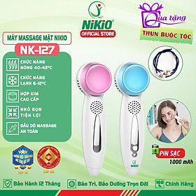 Máy massage mặt Nikio NK-127 - Điện di tinh chất, massage nóng lạnh trẻ hóa da mặt