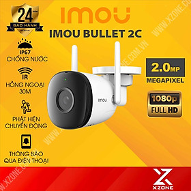 Mua Camera IMOU Bullet 2C 2MP / 4MP Camera IP Wifi Ngoài Trời  chống nước  phát hiện con người - Hàng Chính Hãng