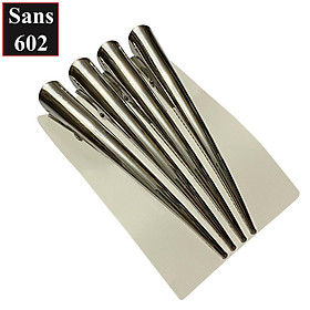 Kẹp mỏ vịt làm tóc kim loại Combo 4 cái Sans602 phụ kiện giữ chia cố định inox sắt lớn cỡ to lớn 13cm nhiều màu