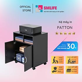 Tủ đựng tài liệu, tủ để hồ sơ, tủ để máy in gỗ hiện đại SMLIFE Patton | Gỗ MDF dày 17mm chống ẩm | D60xR45xC71cm